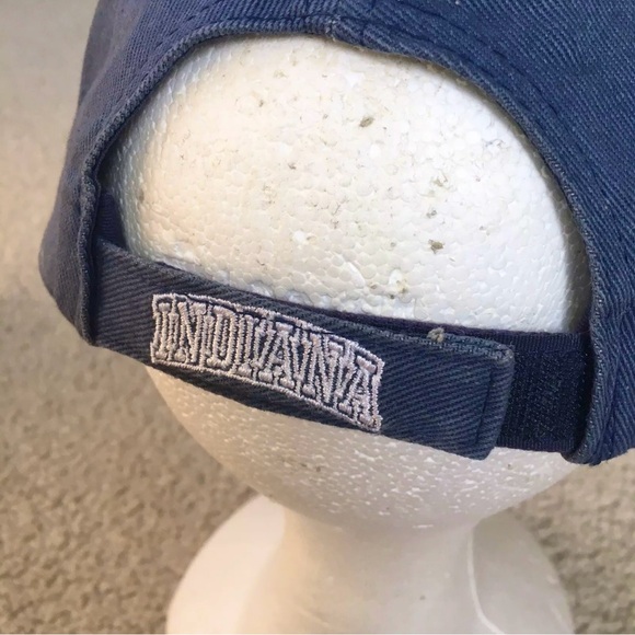 Vintage 1990s NBA INDIANA PACERS Embroidered Team Hat Cap Adjustable Strapback - Picture 6 of 13